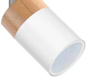 Faretto JOKER WHITE WOOD 1xGU10/8W/230V