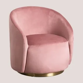 Pouf Poltrona in Velluto (110 cm) Thiago - SKLUM