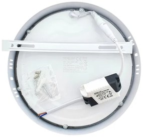 Plafoniera LED LED/18W/230V 4200K diametro 21 cm bianco