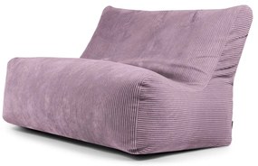 Puof a sacco viola con rivestimento in velluto a coste Sofa Seat Lounge – SLOWDOWN