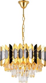 Brilagi - Lampadario a catena CRISTAL 5xE14/40W/230V Ø 38 cm