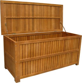baule porta cuscini da giardino in legno massiccio di acacia