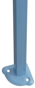 Tenda Pieghevole con 3 Pareti 3x4,5 m Blu