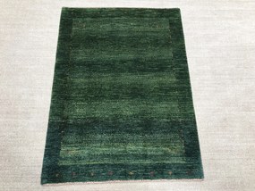 Loribaft Tappeto persiano 110x150 Verde (Iran) Annodato A Mano
