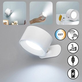 Lampada da parete a LED bianca Magnetics - Fischer &amp; Honsel