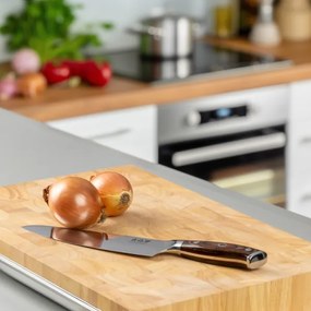 Gudaro - Coltello da chef in acciaio damasco FENG 8", 67 strati d'acciaio, lunghezza 20 cm