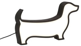 Lampada da scrivania per bambini DOG LED/12W/230V nera