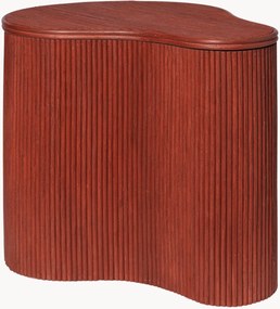 Tavolino in rattan fatto a mano con vano contenitore Isola