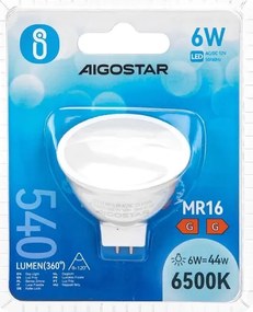 Lampadina LED MR16 GU5,3/6W/12V 6500K - Aigostar