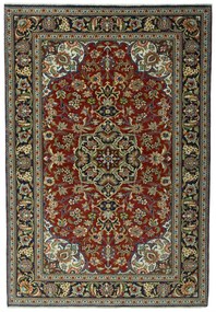 Ghom Tappeto persiano 190 x 130 Rosso (Iran) Annodato A Mano