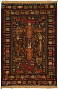 Kilim Tappeto orientale 180 x 120 Marrone (Afghanistan) Tessuto A Mano