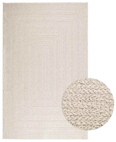 Tappeto Zızur Crema 160x230 Cm Aspetto Iuta Interni Ed Esterni /