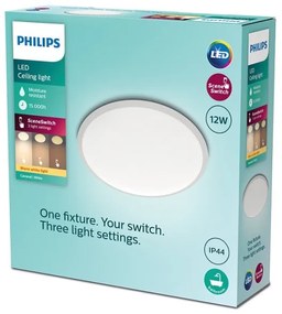 Philips - Luce LED da bagno dimmerabile SCENE SWITCH LED/12W/230V IP44