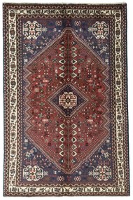Abadeh Tappeto 100x150 Rosso (Iran) Annodato A Mano