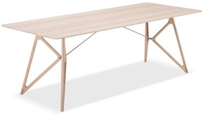Tavolo da pranzo con piano in rovere 220x90 cm Tink - Gazzda