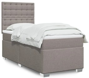 Giroletto A Molle Con Materasso Tortora 90x200 Cm İntessuto /