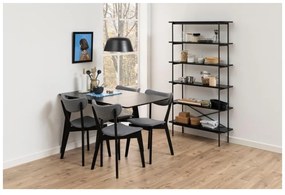 Scaffale nero effetto frassino 94x172 cm Angus - Actona