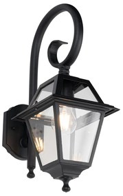 Lampa da parete classica per esterni nera IP44 - Berta