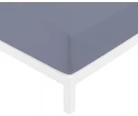 Lenzuolo con angoli matrimoniale blu Datex