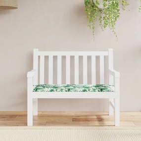 Cuscino Per Panca A Foglie 120x50x3 Cm İn Tessuto Oxford /