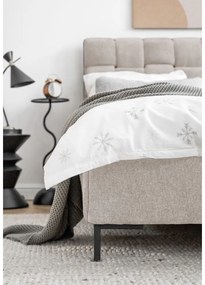 Letto matrimoniale imbottito beige con rete inclusa 180x200 cm Eve – Miuform