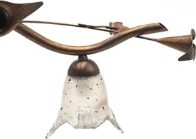 Plafoniera ROZETA 4xE14/40W/230V bronzo