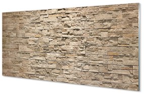 Pannello paraschizzi cucina Muro di pietra di mattoni 100x50 cm