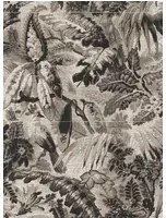 Arte International Carta da parati Tropicali - Black Sepia