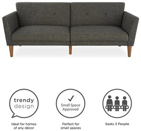 Divano letto grigio 205 cm Regal - Novogratz