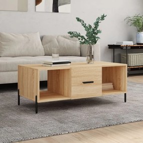 Tavolino Da Salotto Rovere Sonoma 102x50x40cm Legno Multistrato /