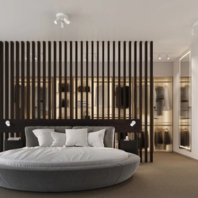 Applique da Parete GU10 in Alluminio con Interruttore KARBON