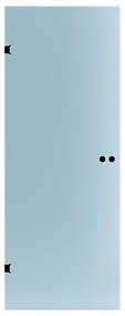 Anta in cristallo a battente BoraL 80X H 210 cm, grigio