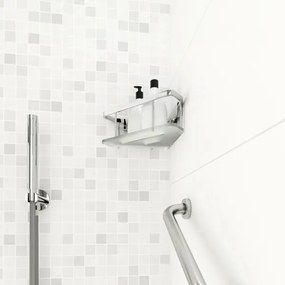 NIMCO Ki 14003-B-26 - Mensola a muro per doccia KIBO cromo lucido