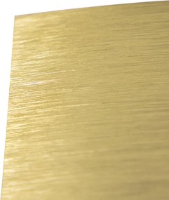 Applique da parete di design nera con oro - Amy