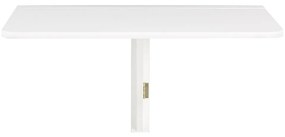 Tavolo da parete pieghevole bianco , 56 x 80 cm Trento - Støraa