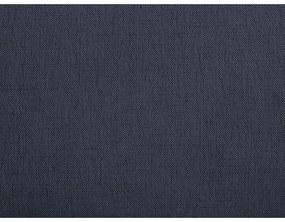 Letto matrimoniale imbottito blu scuro con contenitore/senza testiera con rete inclusa 180x200 cm Inera – Bobochic Paris