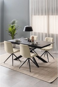 Tavolo da pranzo pieghevole in ceramica 90x210 cm Irwine - Actona