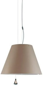 Costanza Lampada a Sospensione Up/Down Shaded Grigio Pietra - Luceplan