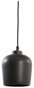 Lampada da soffitto nera con paralume in ceramica ø 18 cm Dena - Light &amp; Living