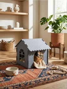 Sinsay - Casetta in feltro per animali - grigio scuro