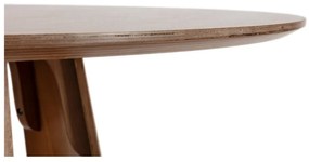 Tavolo da pranzo rotondo con effetto rovere ø 120 cm Zuri – MOME