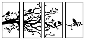 Decorazione murale in metallo 34x70 cm Branch - Wallity