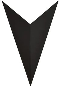 Applique da Parete in Acciaio FORM 4 Nero G9 Colore del corpo Nero