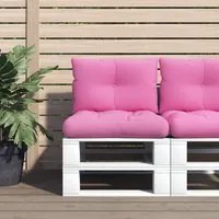 Cuscini per Pallet 2 pz Rosa in Tessuto Oxford 360854