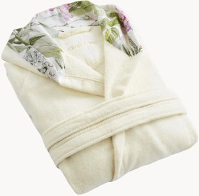 Accappatoio da donna in cotone velour con cappuccio Jardin De Roses