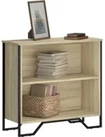 Libreria Rovere Sonoma 80x31x74,5 cm in Legno Multistrato 848620