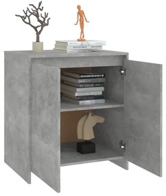 Credenza grigio cemento 70x41x75 cm in legno multistrato