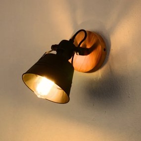 Globo 15466S-1 - Faretto da parete GÜNTHER 1xE27/60W/230V