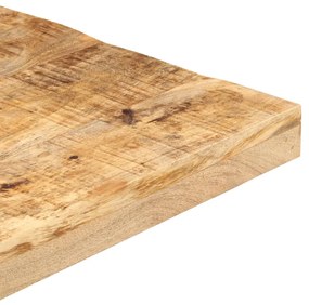 Tavolino da bar quadrato 50x50x110 cm legno di mango grezzo