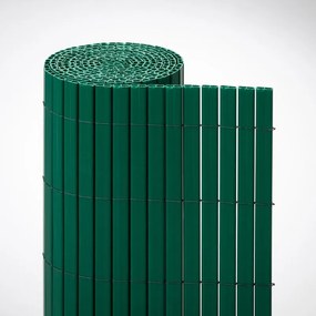 Canniccio doppia vista pvc NATERIAL verde L 5 x H 1.5 m